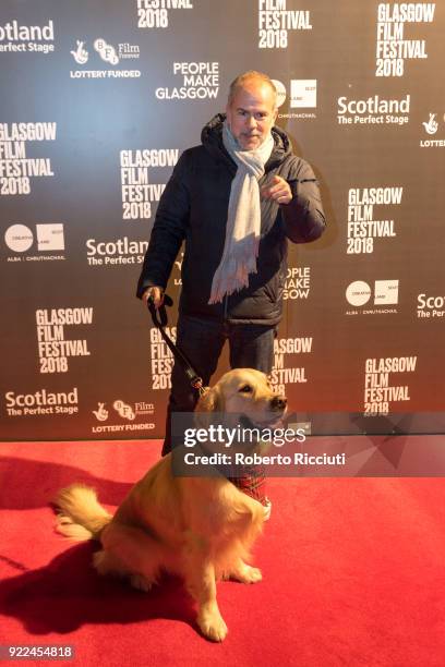 Producer Jeremy Dawson and Visit Scotland ambassador George attend the UK premiere of 'Isle of Dogs' and opening gala of the 14th Glasgow Film...