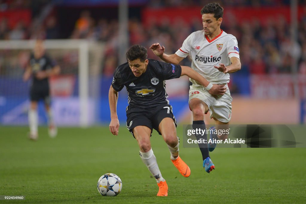 Sevilla FC v Manchester United - UEFA Champions League Round of 16: First Leg