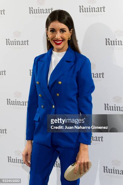 Noelia Lopez attends the celebration of the new ARCO edition with Ruinart at Marlborough Garelly on February 21, 2018 in Madrid, Spain.