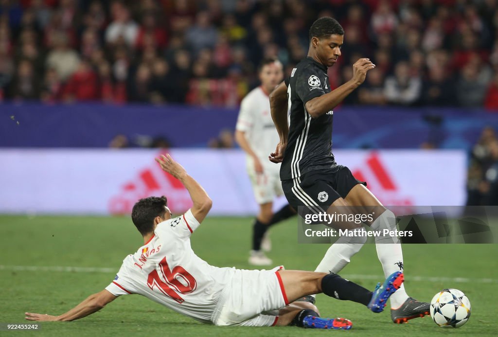 Sevilla FC v Manchester United - UEFA Champions League Round of 16: First Leg