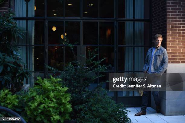 Actor Sam Heughan is photographed for USA Today on September 7, 2017 in New York City.