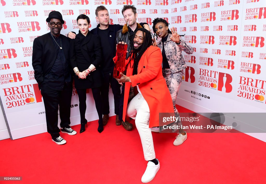 Brit Awards 2018 - Press Room - London