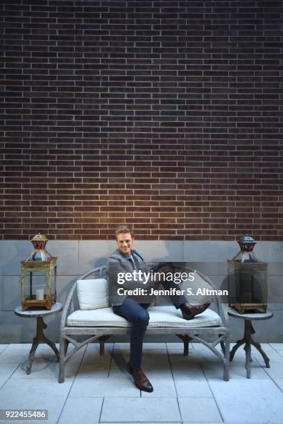 Actor Sam Heughan is photographed for USA Today on September 7, 2017 in New York City.