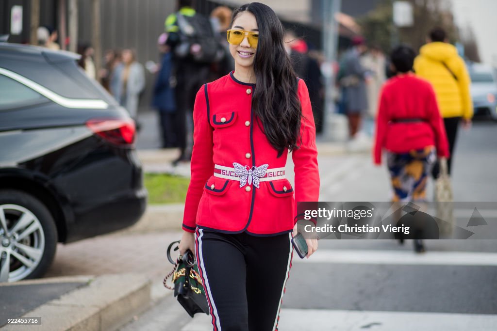 Street Style: February 21 - Milan Fashion Week Fall/Winter 2018/19