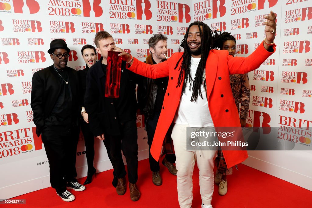 The BRIT Awards 2018 - Winners Room