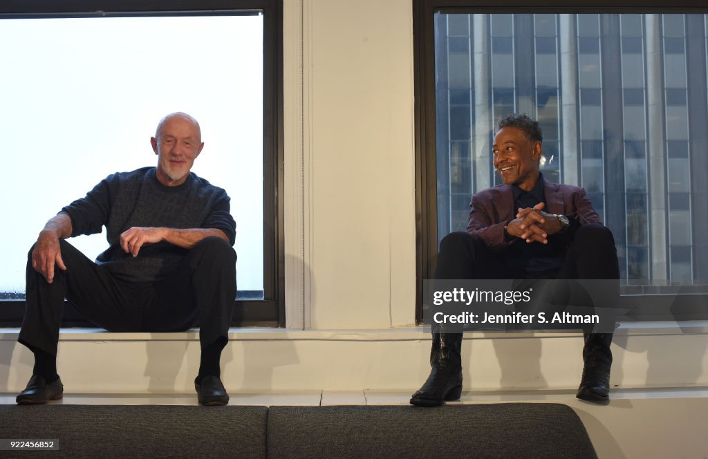 Jonathan Banks and Giancarlo Esposito, Los Angeles Times, June 8, 2017