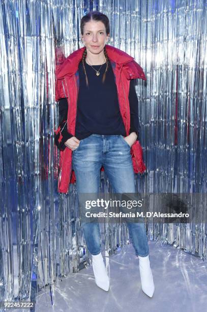 Virginia Galateri attends ELIZABETH SULCER X MISS SIXTY on February 21, 2018 in Milan, Italy.