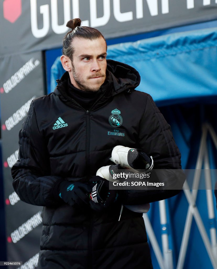 Bale (Real Madrid) seen before the match between Leganes vs...
