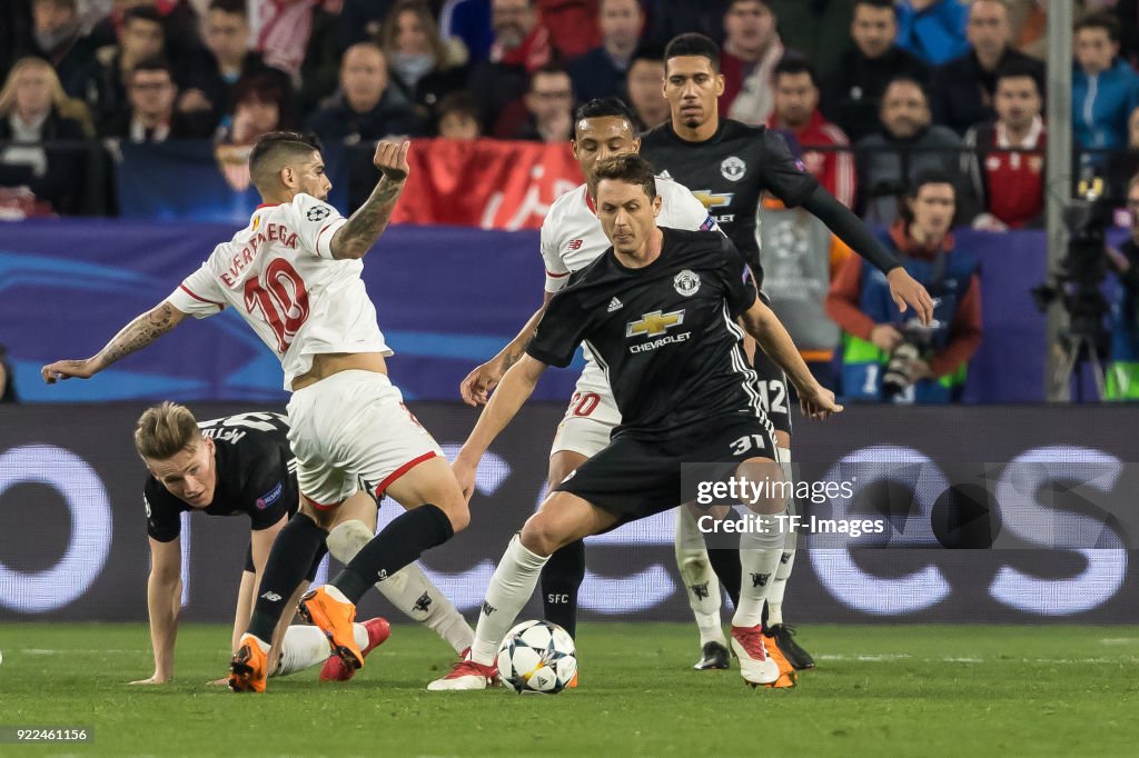 Sevilla FC v Manchester United - UEFA Champions League Round of 16: First Leg