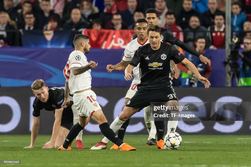 Sevilla FC v Manchester United - UEFA Champions League Round of 16: First Leg