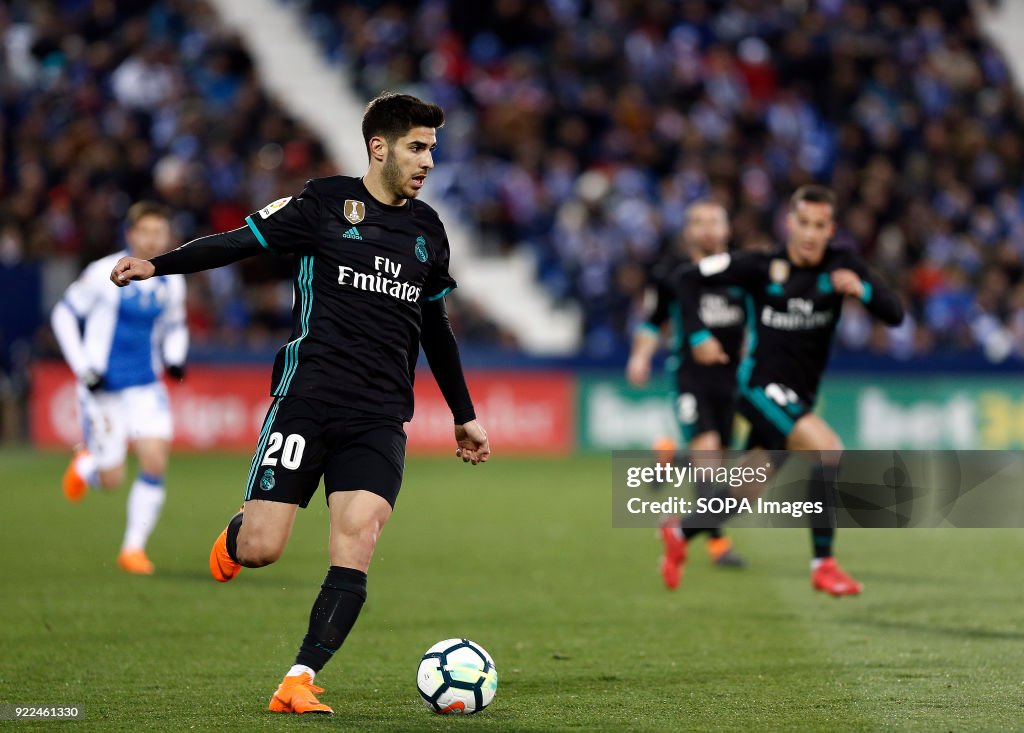 Marco Asensio (Real Madrid) in action during the match...