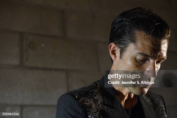 Singer Brandon Flowers of The Killers is photographed for Los Angeles Times on September 19, 2017 in New York City. PUBLISHED IMAGE.