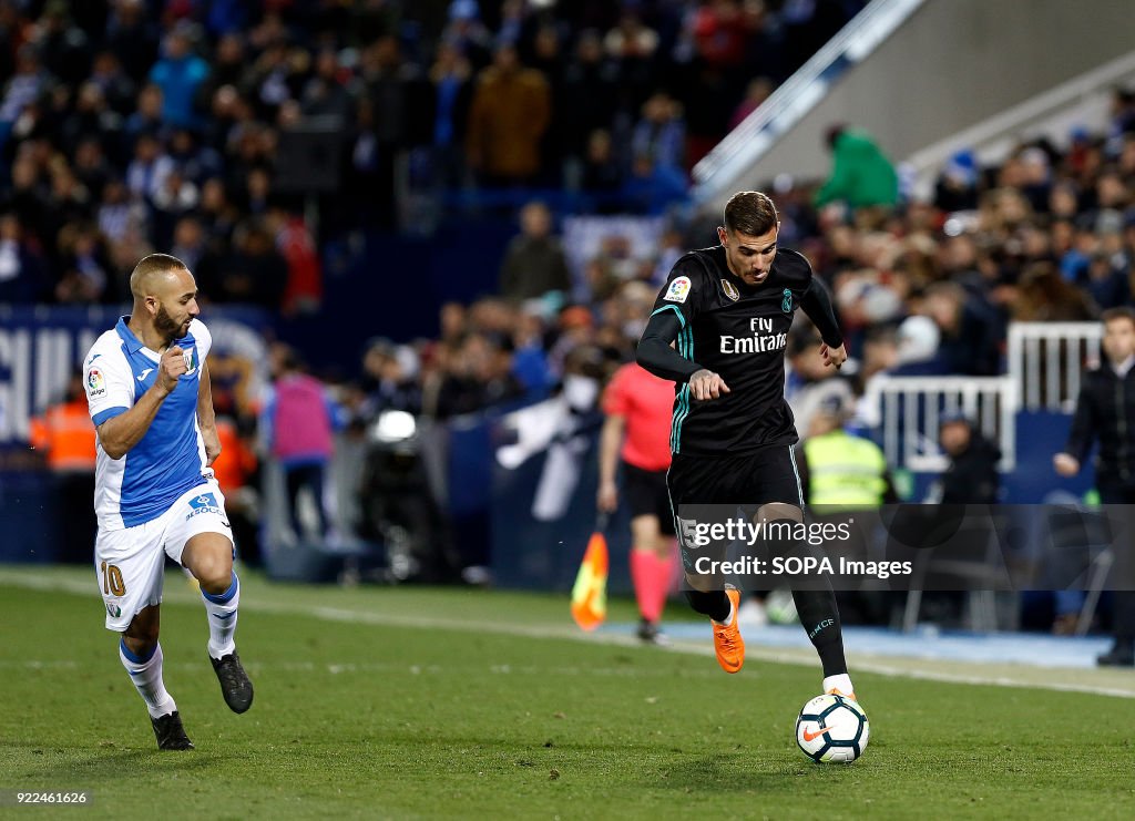 Theo Hernandez (Real Madrid) during the La Liga Santander...