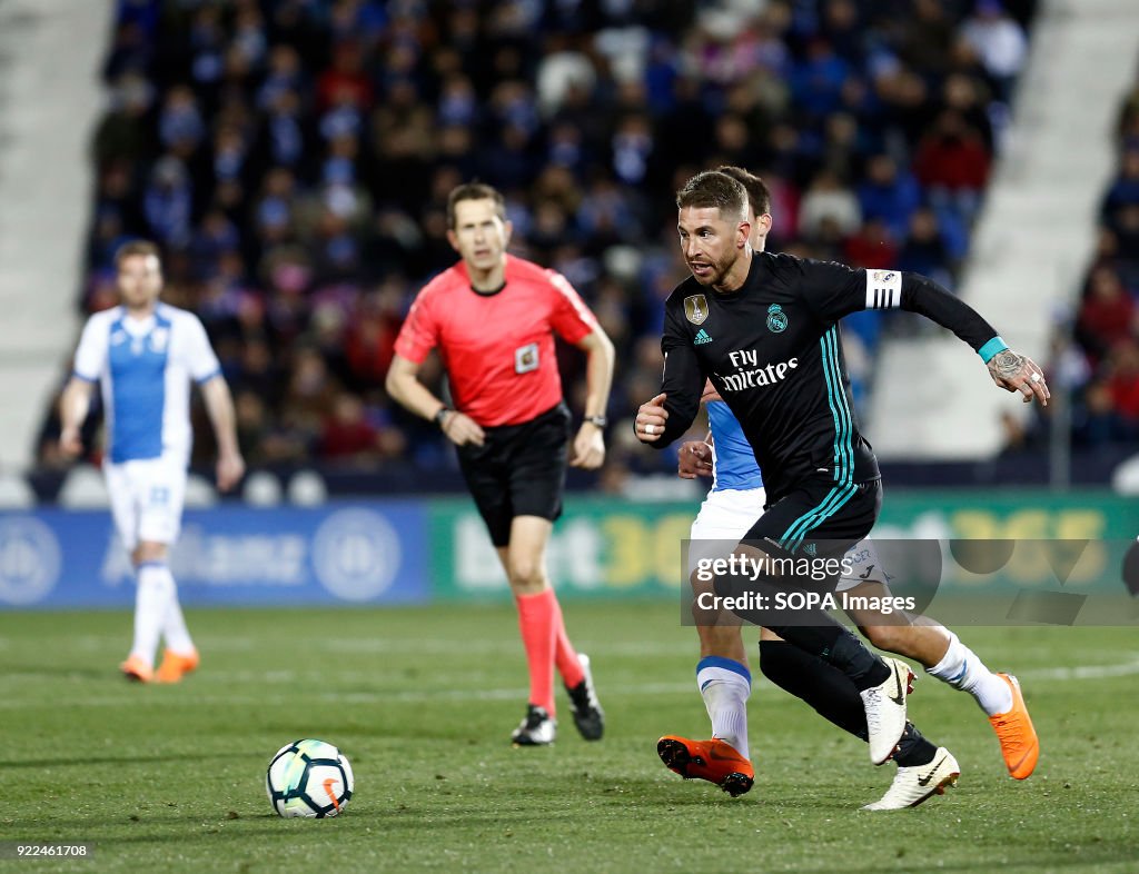 Sergio Ramos (Real Madrid) during the La Liga Santander...