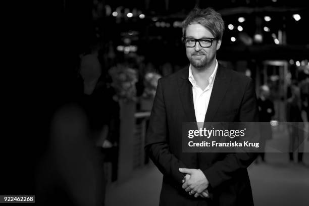 Joshua Leonard attends the 'Unsane' premiere during the 68th Berlinale International Film Festival Berlin at Berlinale Palast on February 21, 2018 in...