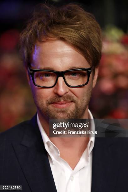 Joshua Leonard attends the 'Unsane' premiere during the 68th Berlinale International Film Festival Berlin at Berlinale Palast on February 21, 2018 in...