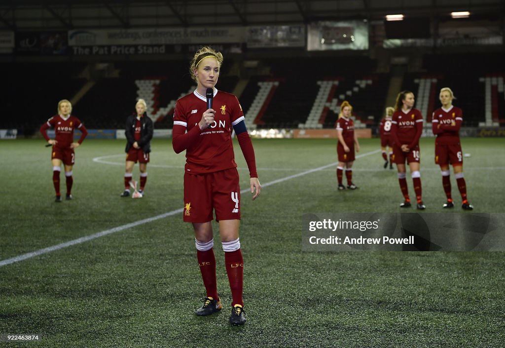 Liverpool Ladies v Sunderland Ladies: FA WSL 1