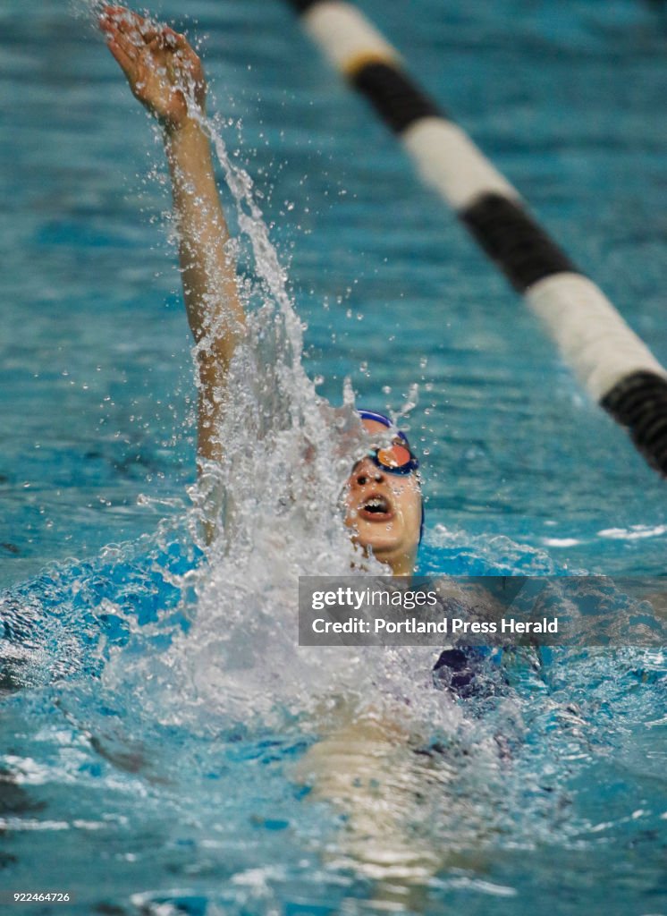 Class B girls swimming championships