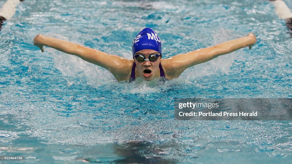 Class B girls swimming championships