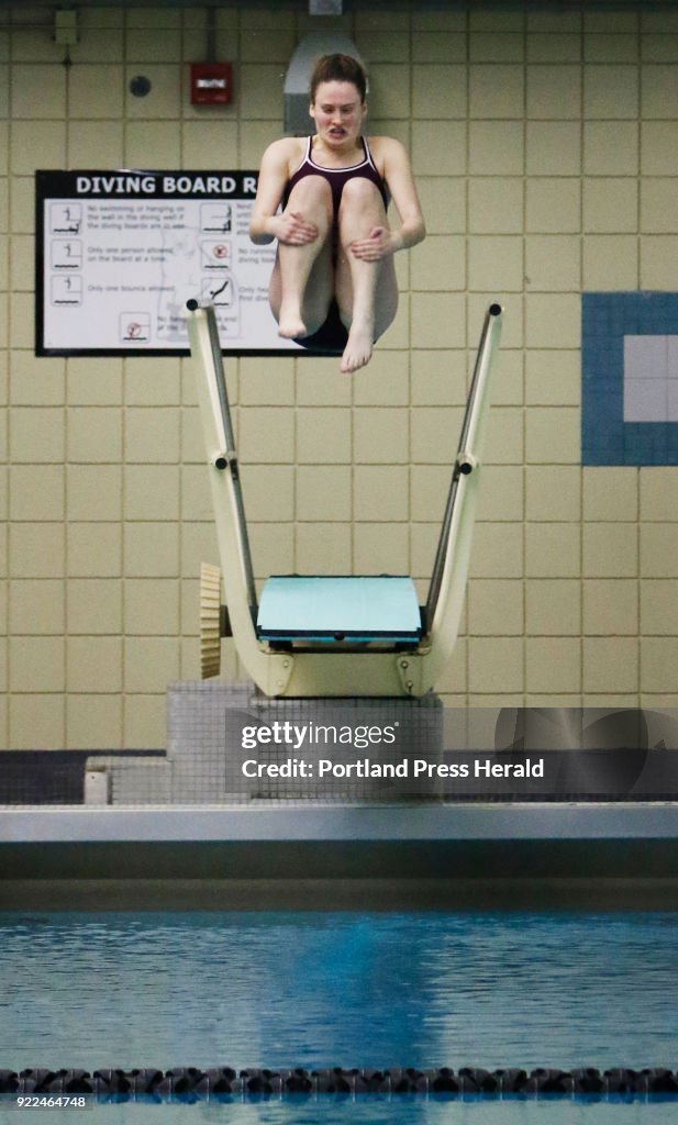 Class B girls swimming championships