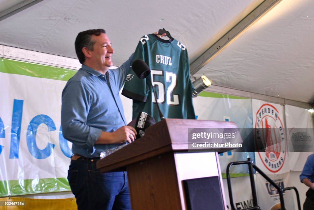 Senator Ted Cruz Renewable Fuel Standard Change Rally in Philadelphia