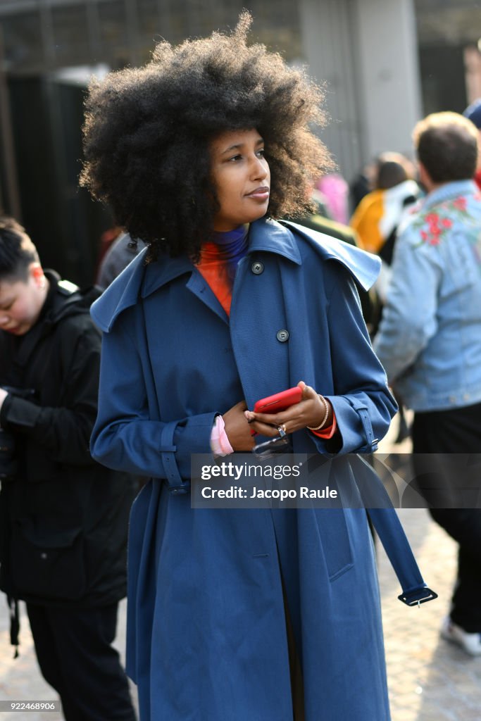 Gucci - Outside Arrivals - Milan Fashion Week Fall/Winter 2018/19