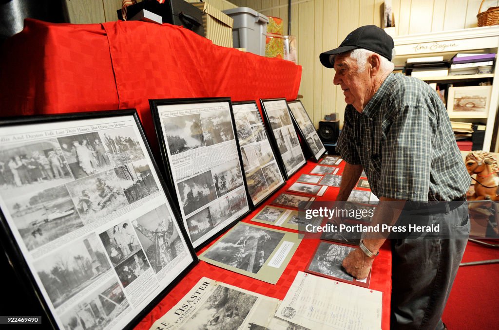 Dick Neal who helped fight the 1947 Maine fires as a teenager.