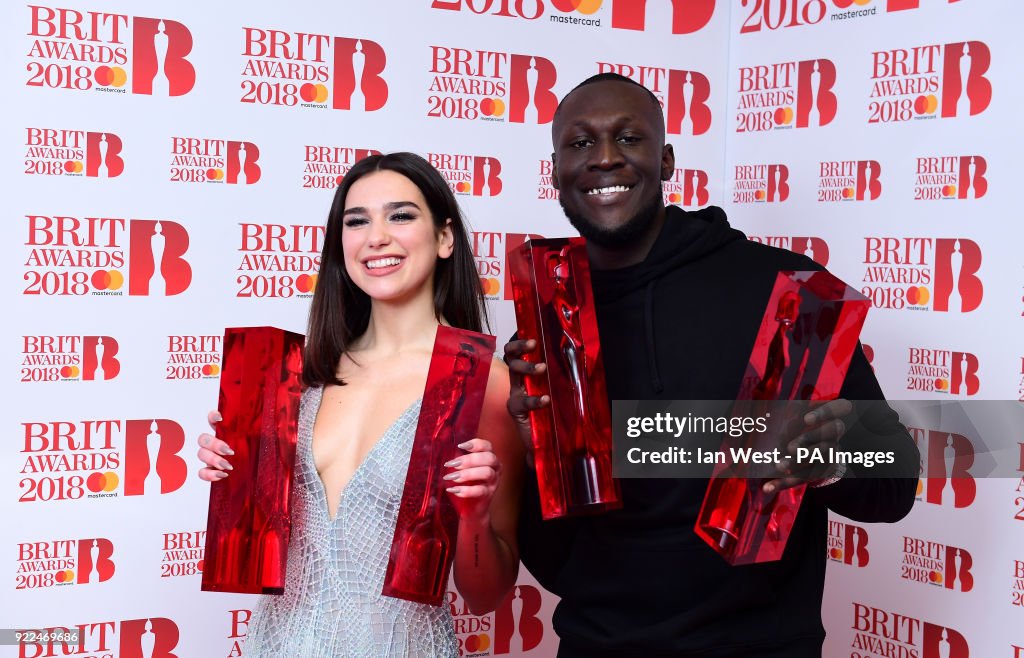 Brit Awards 2018 - Press Room - London