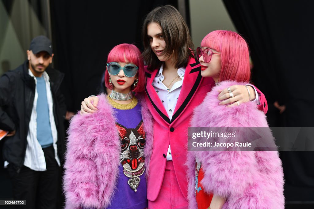 Gucci - Outside Arrivals - Milan Fashion Week Fall/Winter 2018/19