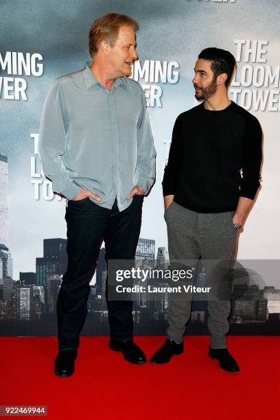 Actors Jeff Daniels and Tahar Rahim attend "The Looming Tower" Special Screening, The New Series broadcasted on Amazon Prime Video at Hotel Royal...