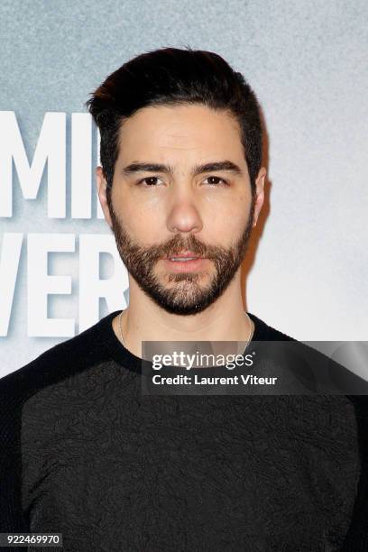 Actor Tahar Rahim attends "The Looming Tower" Special Screening, The New Series broadcasted on Amazon Prime Video at Hotel Royal Monceau Raffle on...