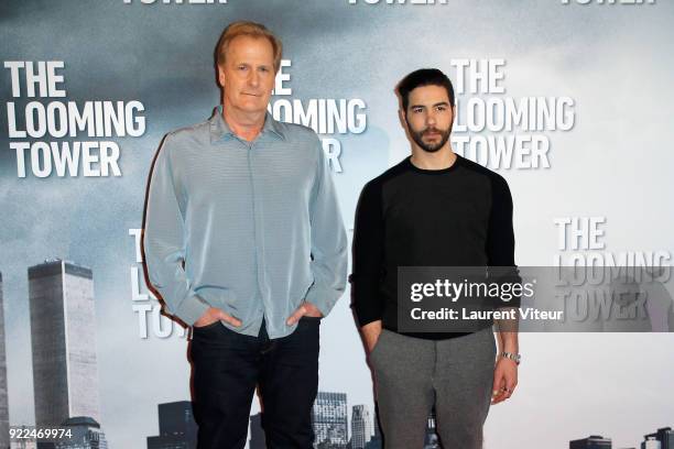 Actors Jeff Daniels and Tahar Rahim attend "The Looming Tower" Special Screening, The New Series broadcasted on Amazon Prime Video at Hotel Royal...