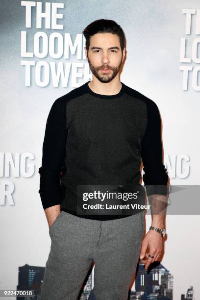 Actor Tahar Rahim attends "The Looming Tower" Special Screening, The New Series broadcasted on Amazon Prime Video at Hotel Royal Monceau Raffle on...