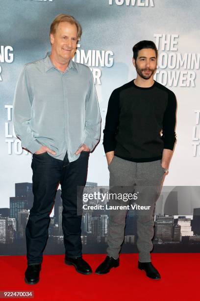 Actors Jeff Daniels and Tahar Rahim attend "The Looming Tower" Special Screening, The New Series broadcasted on Amazon Prime Video at Hotel Royal...