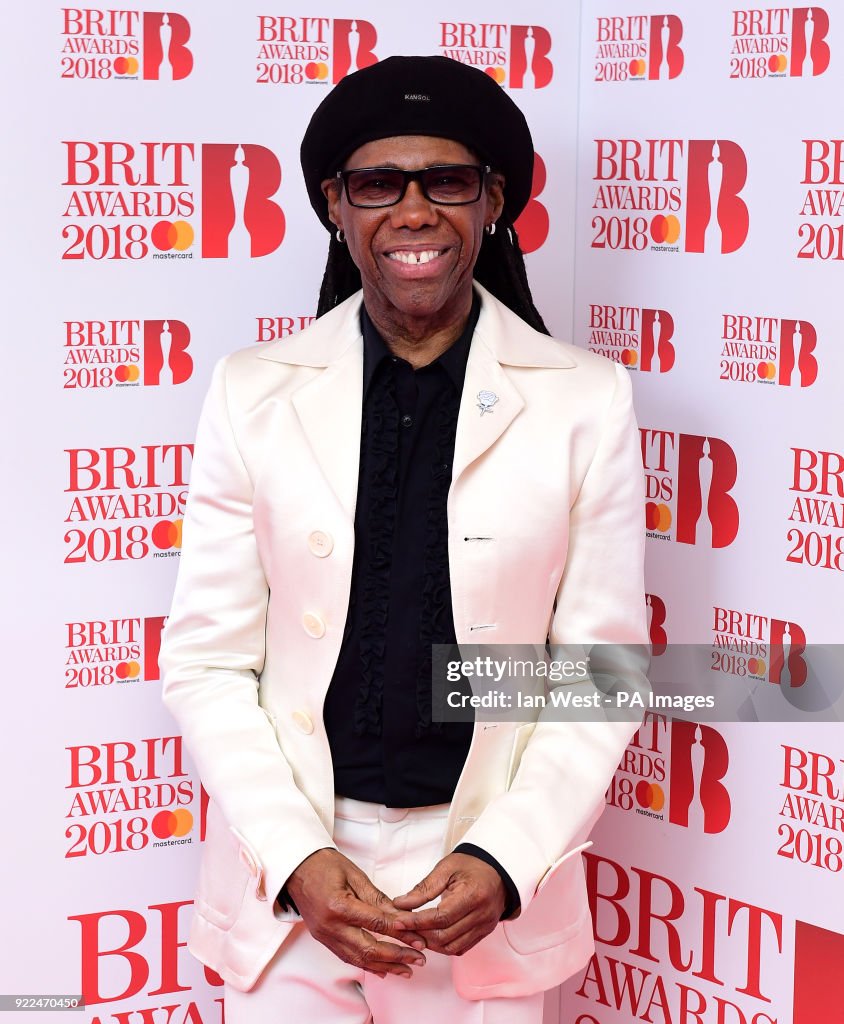 Brit Awards 2018 - Press Room - London