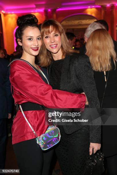 Carin C. Tietze and her daughter Lilly Tietze during the 15th Best Brands Award 2018 on February 21, 2018 at Hotel Bayerischer Hof in Munich, Germany.