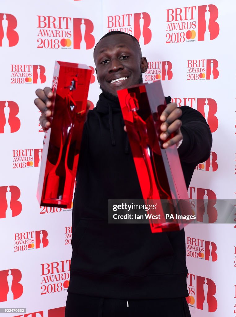 Brit Awards 2018 - Press Room - London