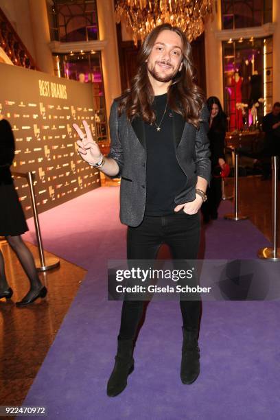 Riccardo Simonetti during the 15th Best Brands Award 2018 on February 21, 2018 at Hotel Bayerischer Hof in Munich, Germany.