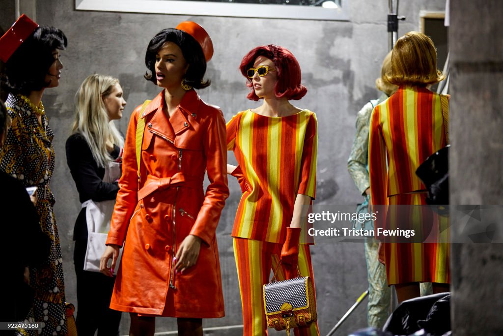 Moschino - Backstage -  Milan Fashion Week Fall/Winter 2018/19