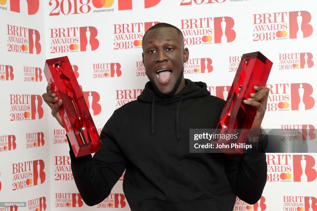 The BRIT Awards 2018 - Winners Room