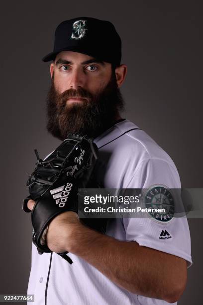 Pitcher Tony Zych of the Seattle Mariners poses for a portrait during photo day at Peoria Stadium on February 21, 2018 in Peoria, Arizona.