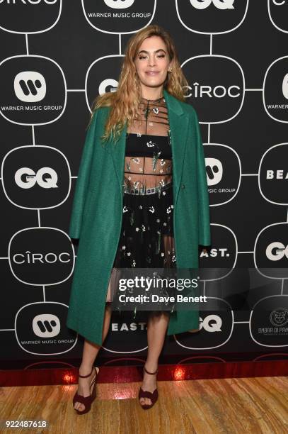 Chelsea Leyland attends the Brits Awards 2018 After Party hosted by Warner Music Group, Ciroc and British GQ at Freemasons Hall on February 21, 2018...
