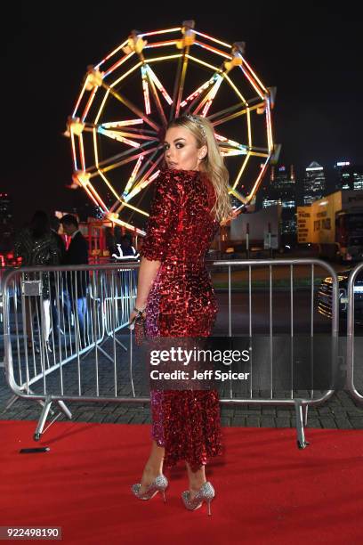Tallia Storm attends the BRITS official aftershow party, in partnership with Tempus Magazine, at the Intercontinental London - The O2 on February 21,...