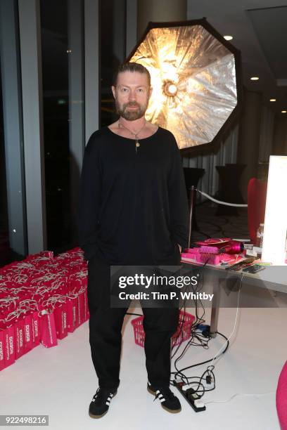 Hairdresser Lee Stafford poses in his salon at the BRITS official aftershow party, in partnership with Tempus Magazine, at the Intercontinental...