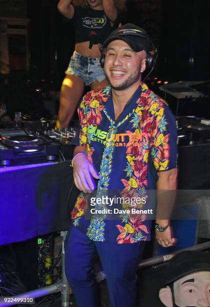 Jax Jones attends the Universal Music BRIT Awards After-Party 2018 hosted by Soho House and Bacardi at The Ned on February 21, 2018 in London,...