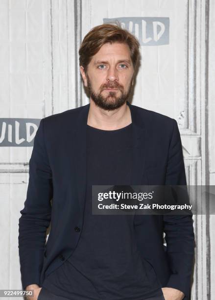 Director Ruben Ostlund attends Build Series to discuss his new movie "The Square" at Build Studio on February 21, 2018 in New York City.