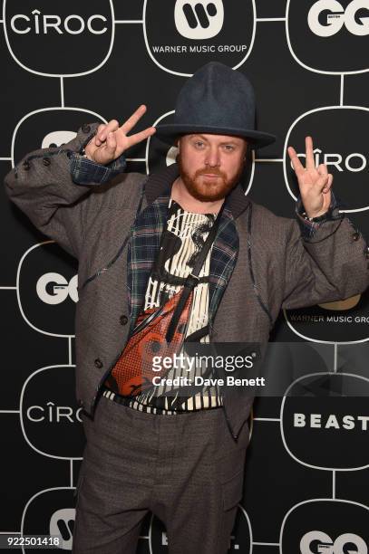 Leigh Francis attends the Brits Awards 2018 After Party hosted by Warner Music Group, Ciroc and British GQ at Freemasons Hall on February 21, 2018 in...