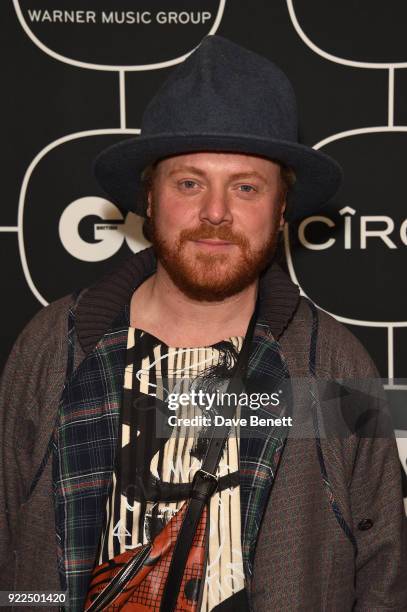 Leigh Francis attends the Brits Awards 2018 After Party hosted by Warner Music Group, Ciroc and British GQ at Freemasons Hall on February 21, 2018 in...