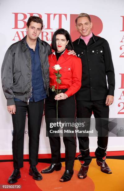 The XX attends The BRIT Awards 2018 held at The O2 Arena on February 21, 2018 in London, England.