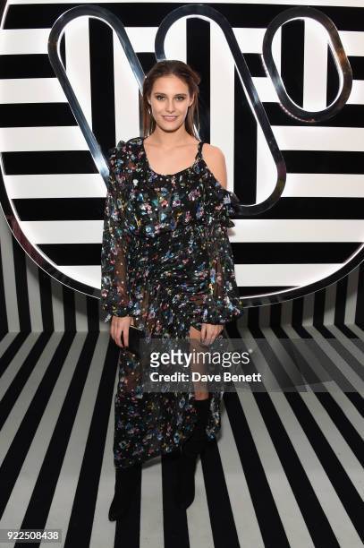 Charlotte Wiggins attends the Brits Awards 2018 After Party hosted by Warner Music Group, Ciroc and British GQ at Freemasons Hall on February 21,...